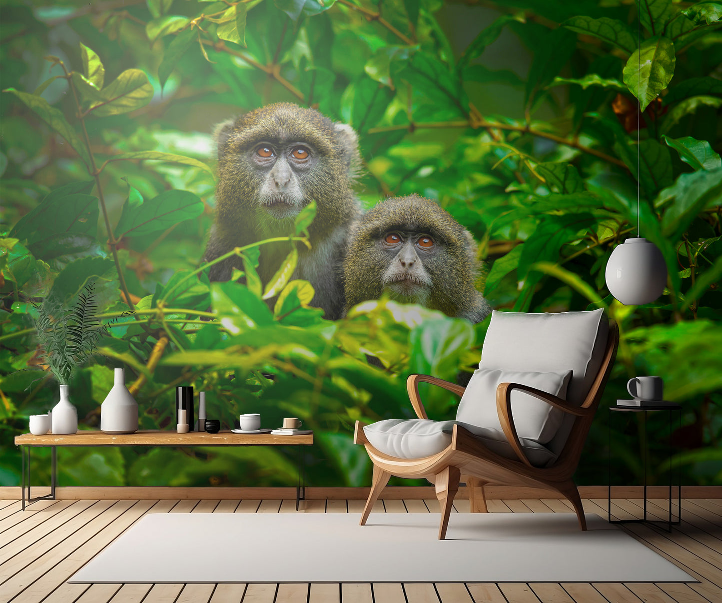 Blue Monkey fototapet