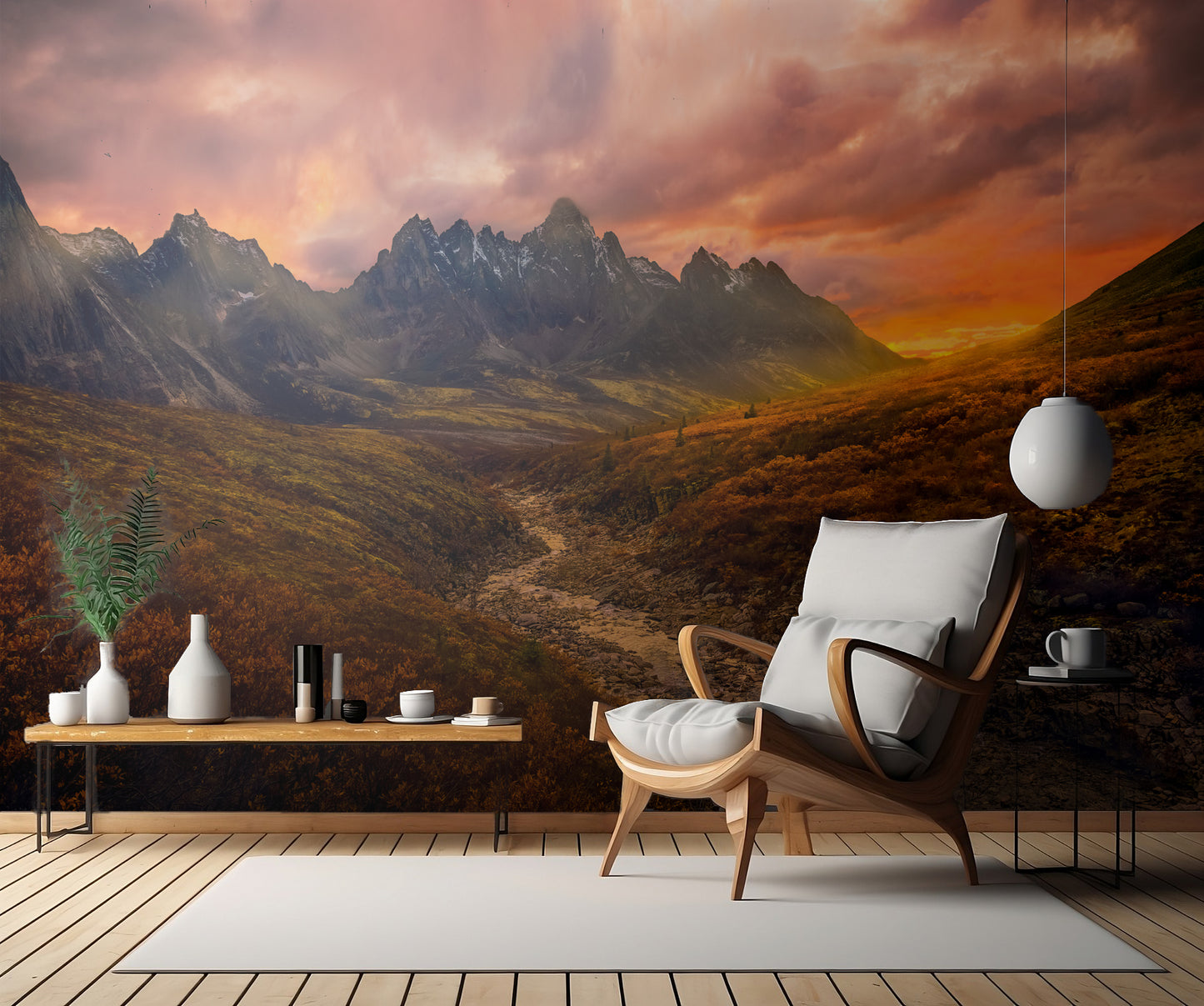 Yukon Sunset fototapet