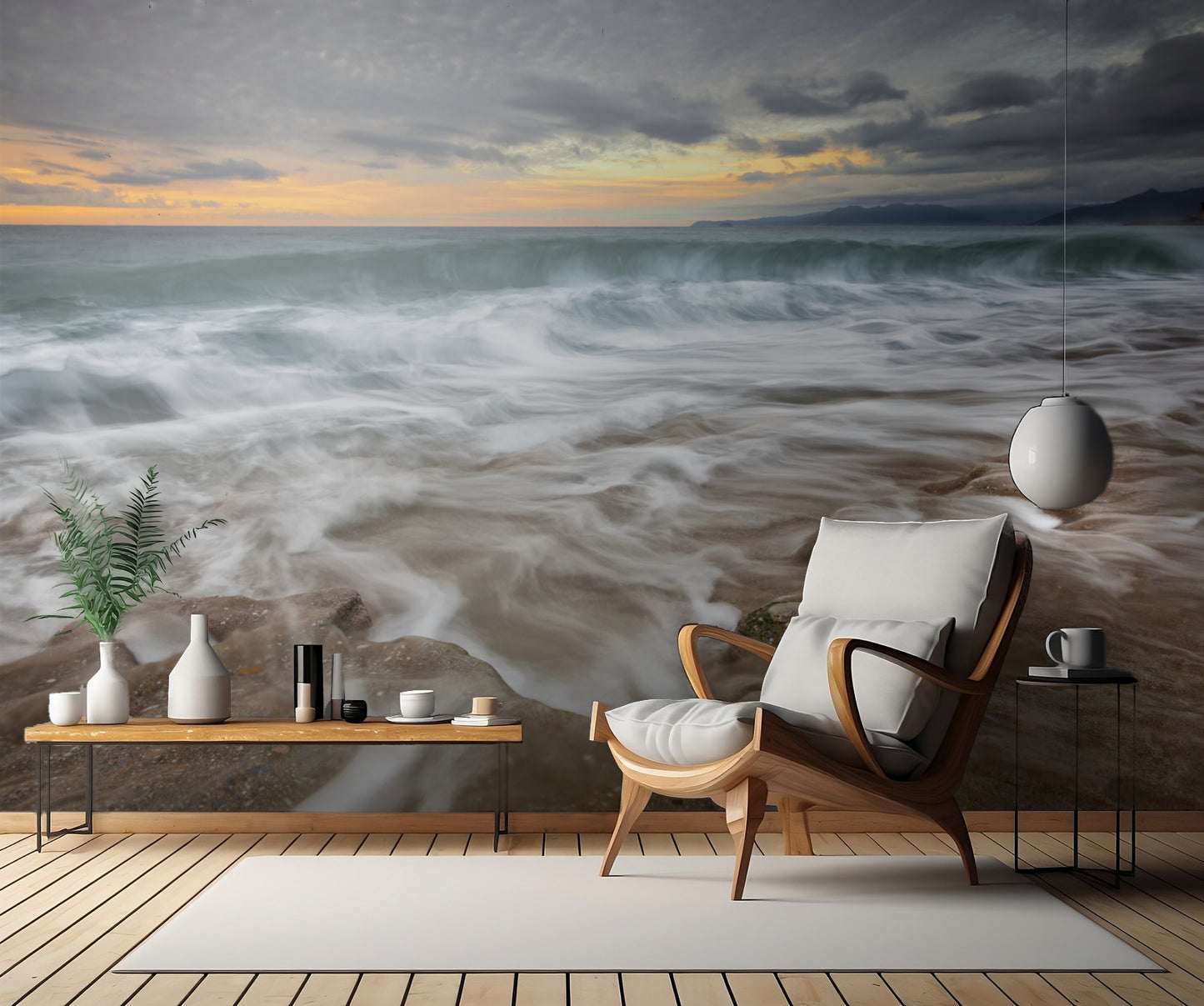 Wave in motion fototapet