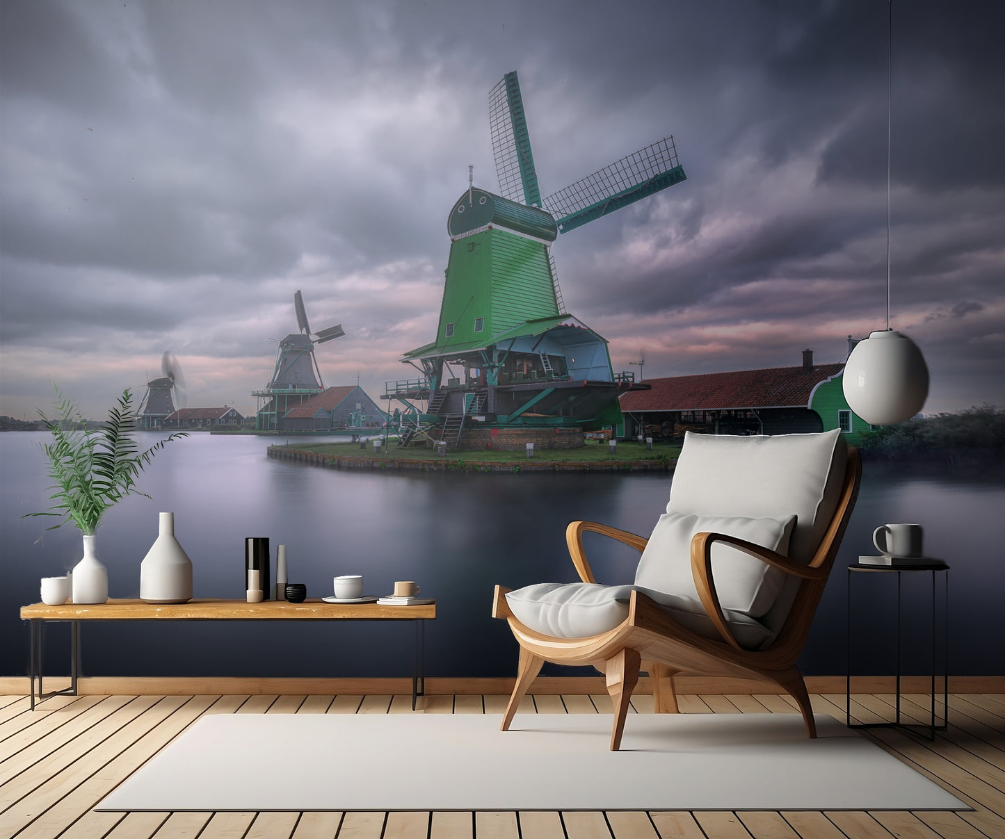 The Green Windmill fototapet