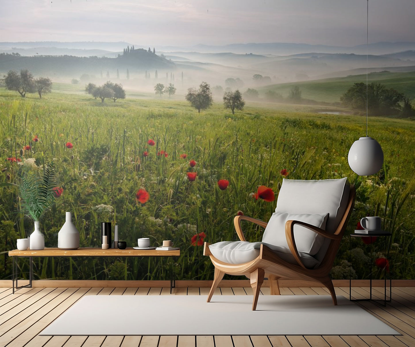 Tuscan spring fototapet