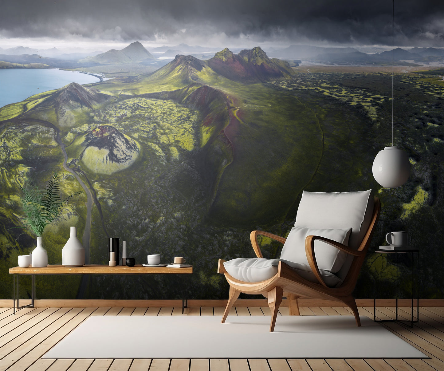 Volcano Fields fototapet