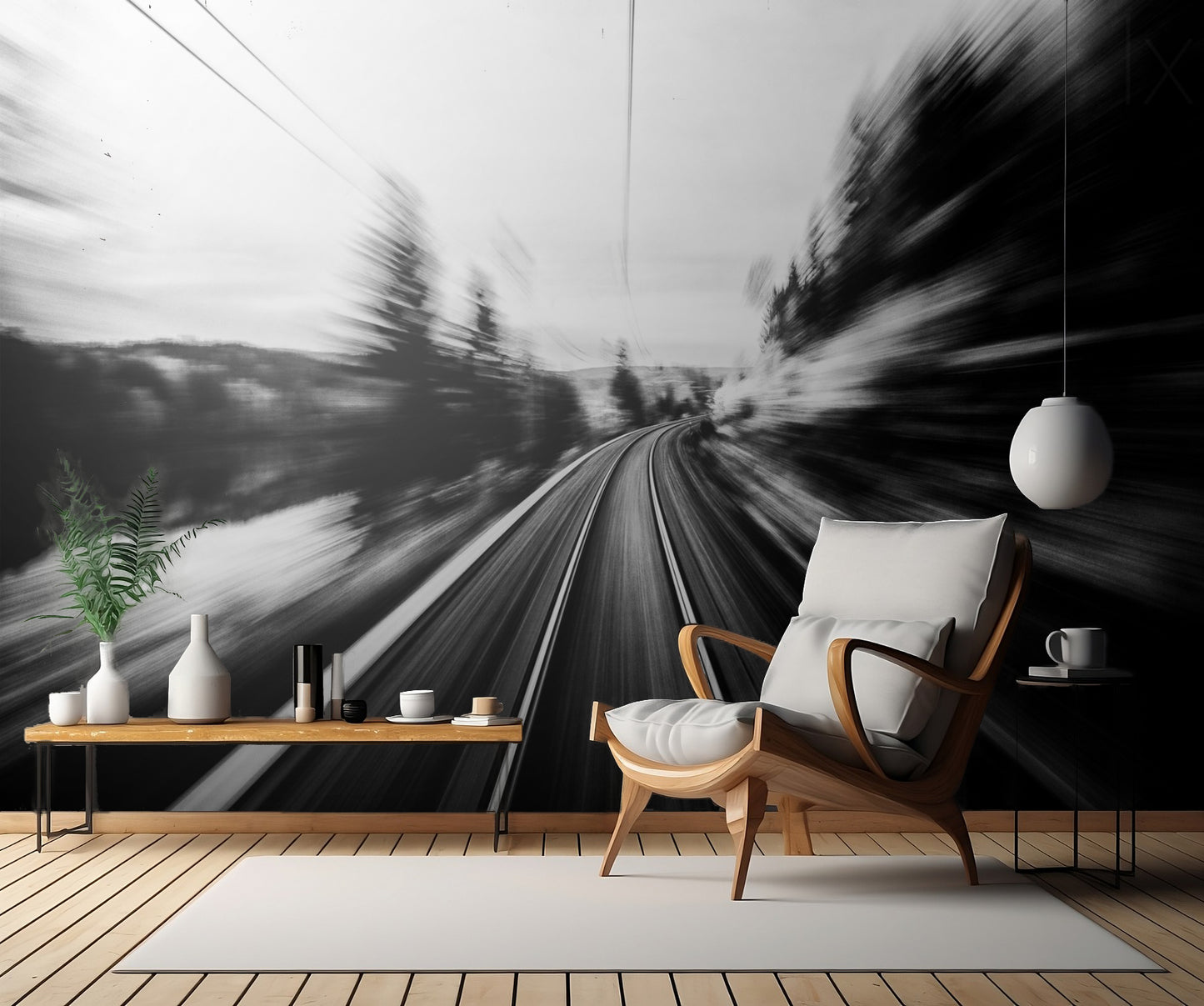 Vision of speed fototapet