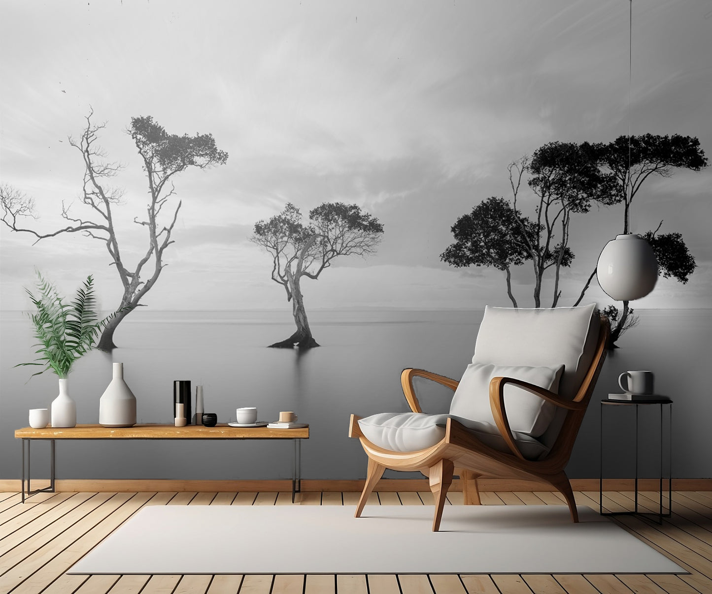 Drowning Not Waving fototapet