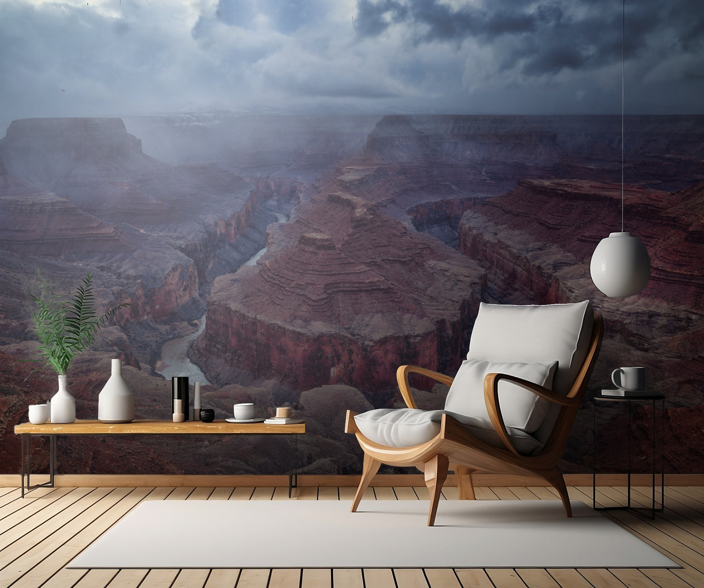 Amidst A Snowstorm fototapet