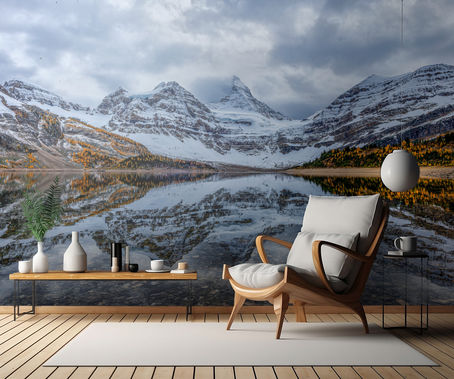 Assiniboine reflection fototapet