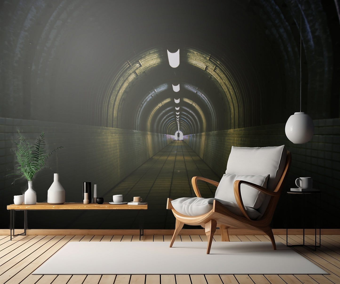 Tunnel, go ahead fototapet