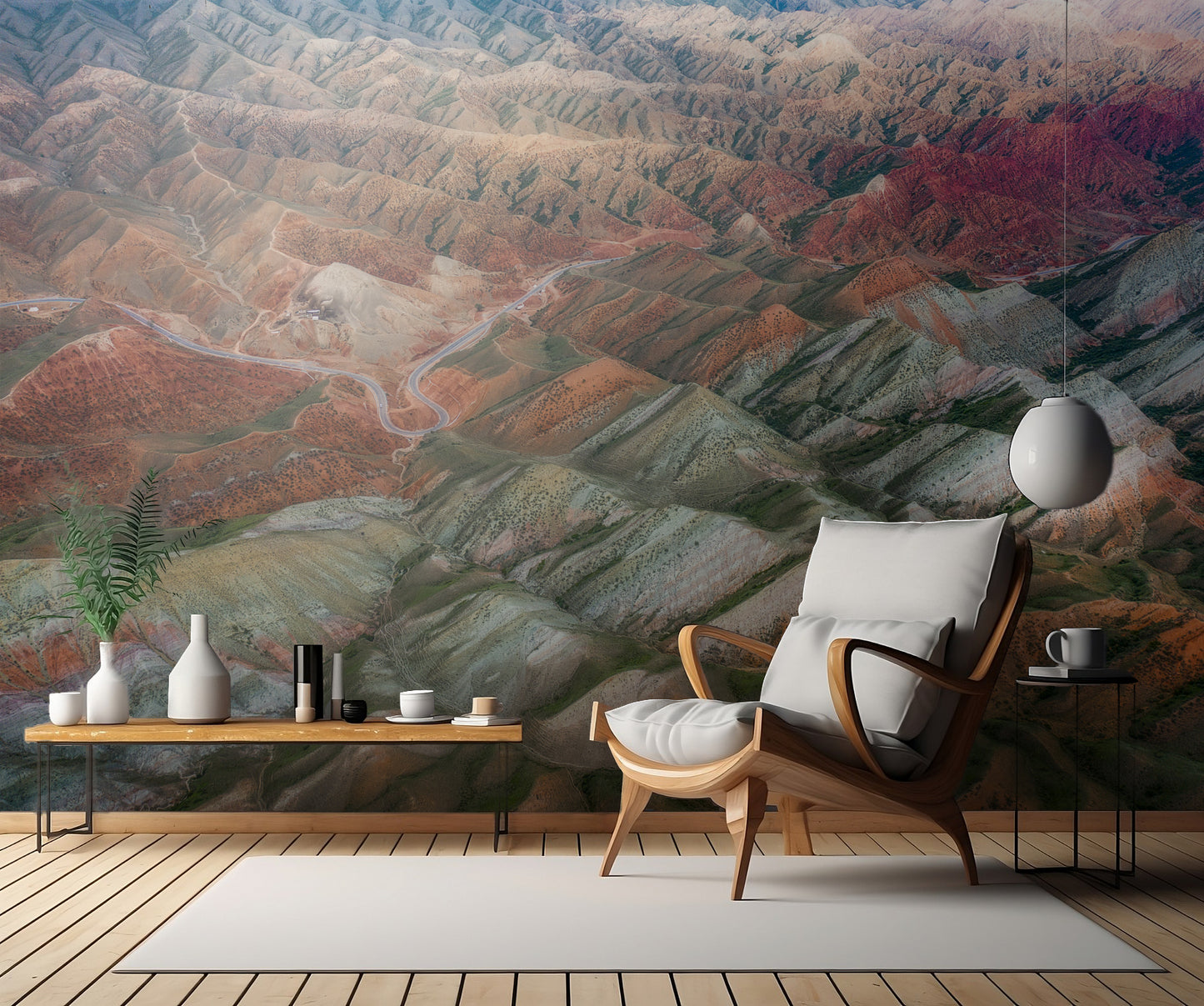 七彩丹霞 fototapet