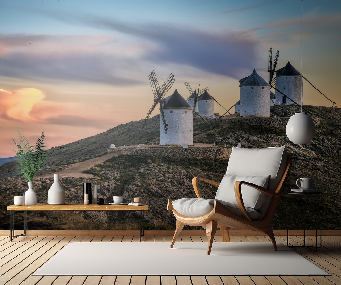 Molinos al viento fototapet
