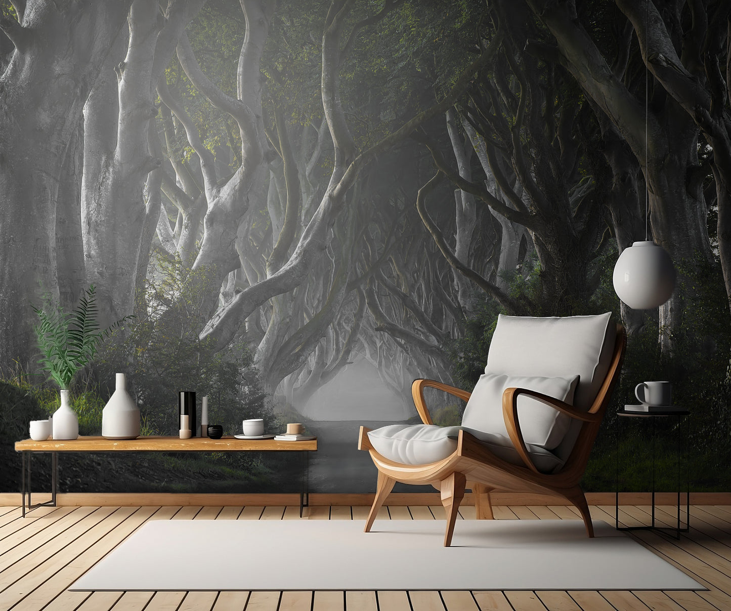 DARK HEDGES fototapet