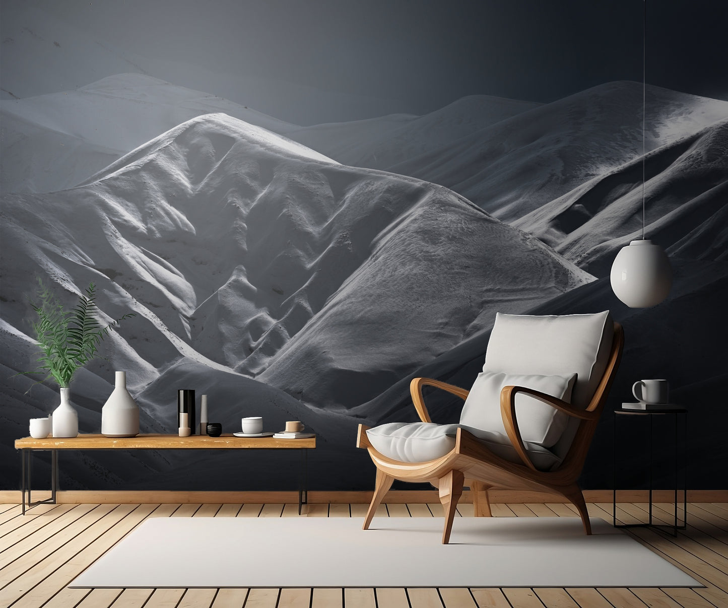 Alborz Mountains in Panoramic View fototapet