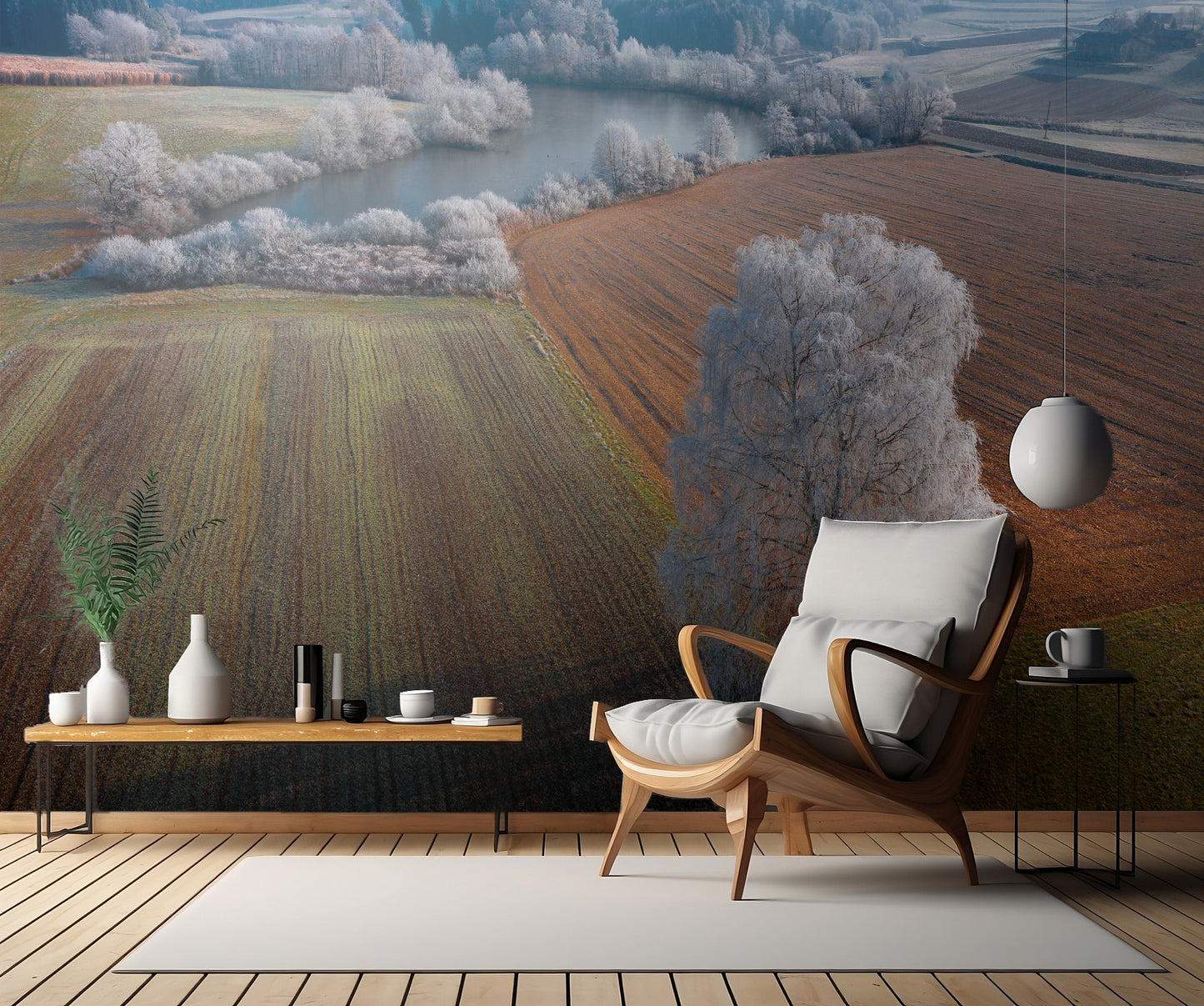 Winter idyll fototapet