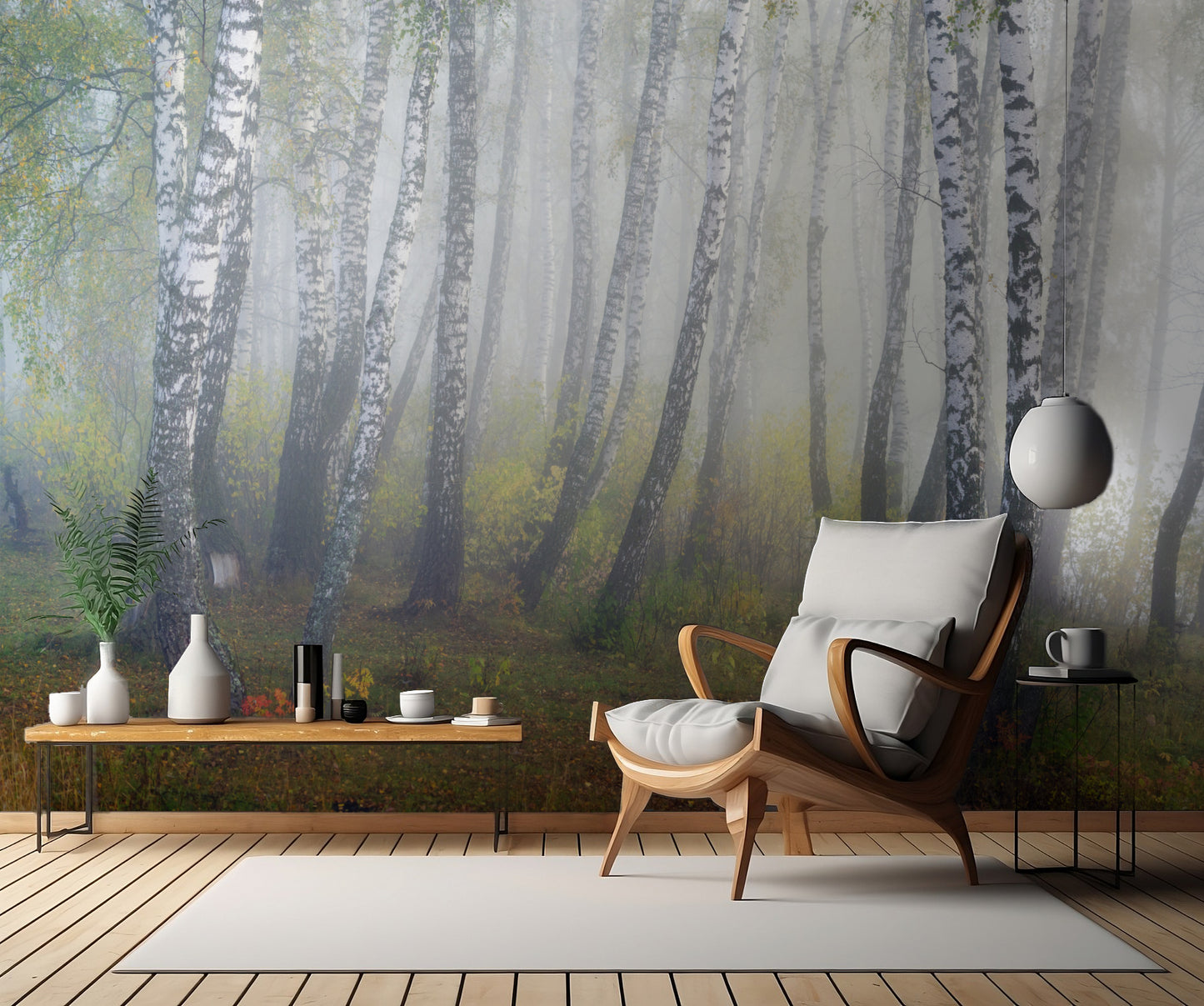 Autumn fogs fototapet