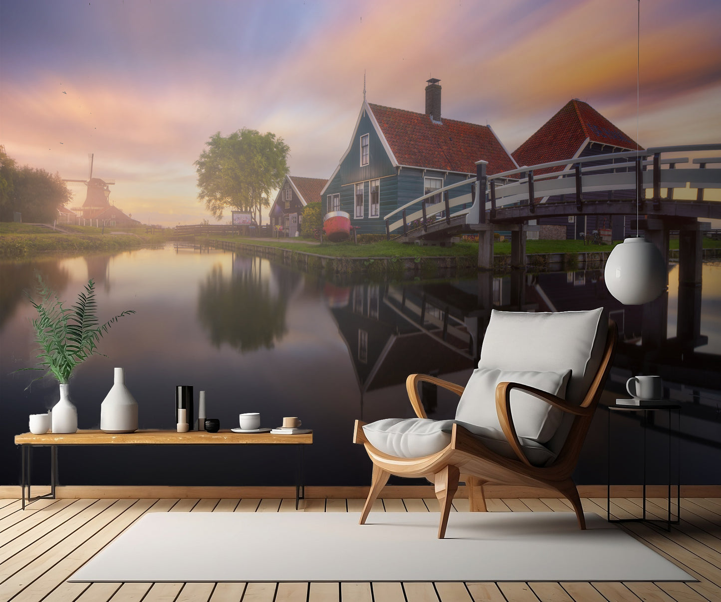 Zaanse Schans fototapet