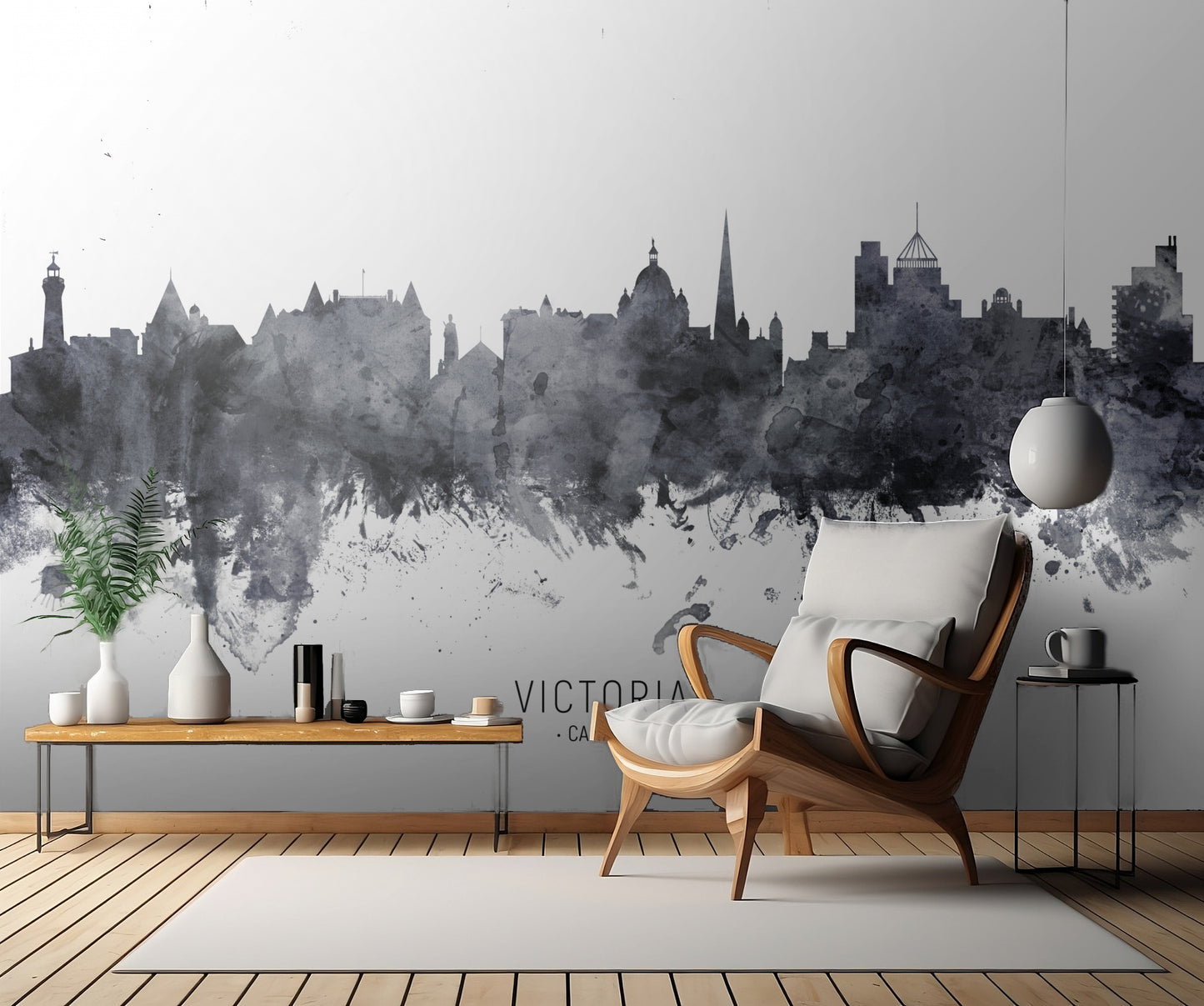 Victoria Canada Skyline fototapet