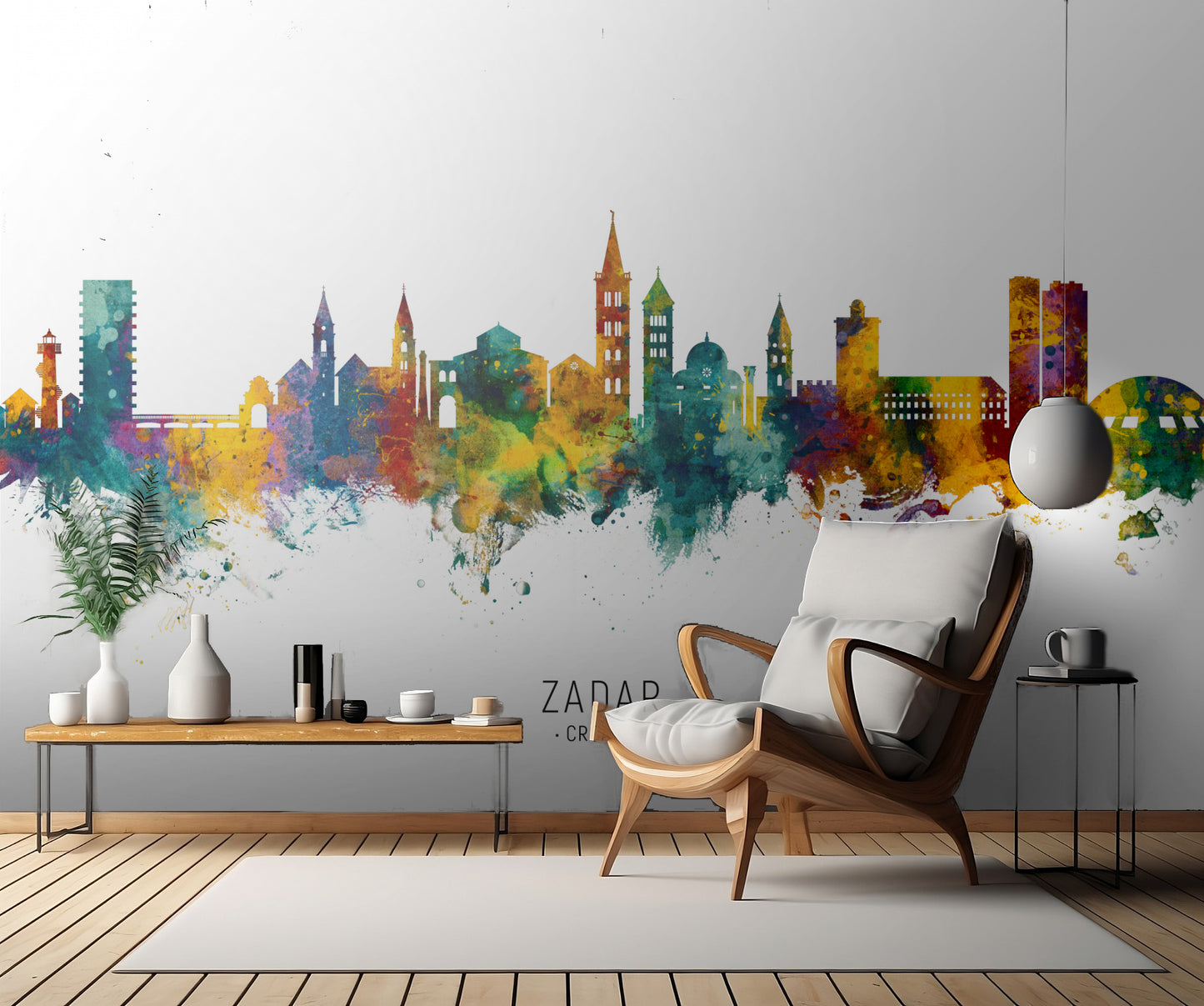 Zadar Croatia Skyline fototapet