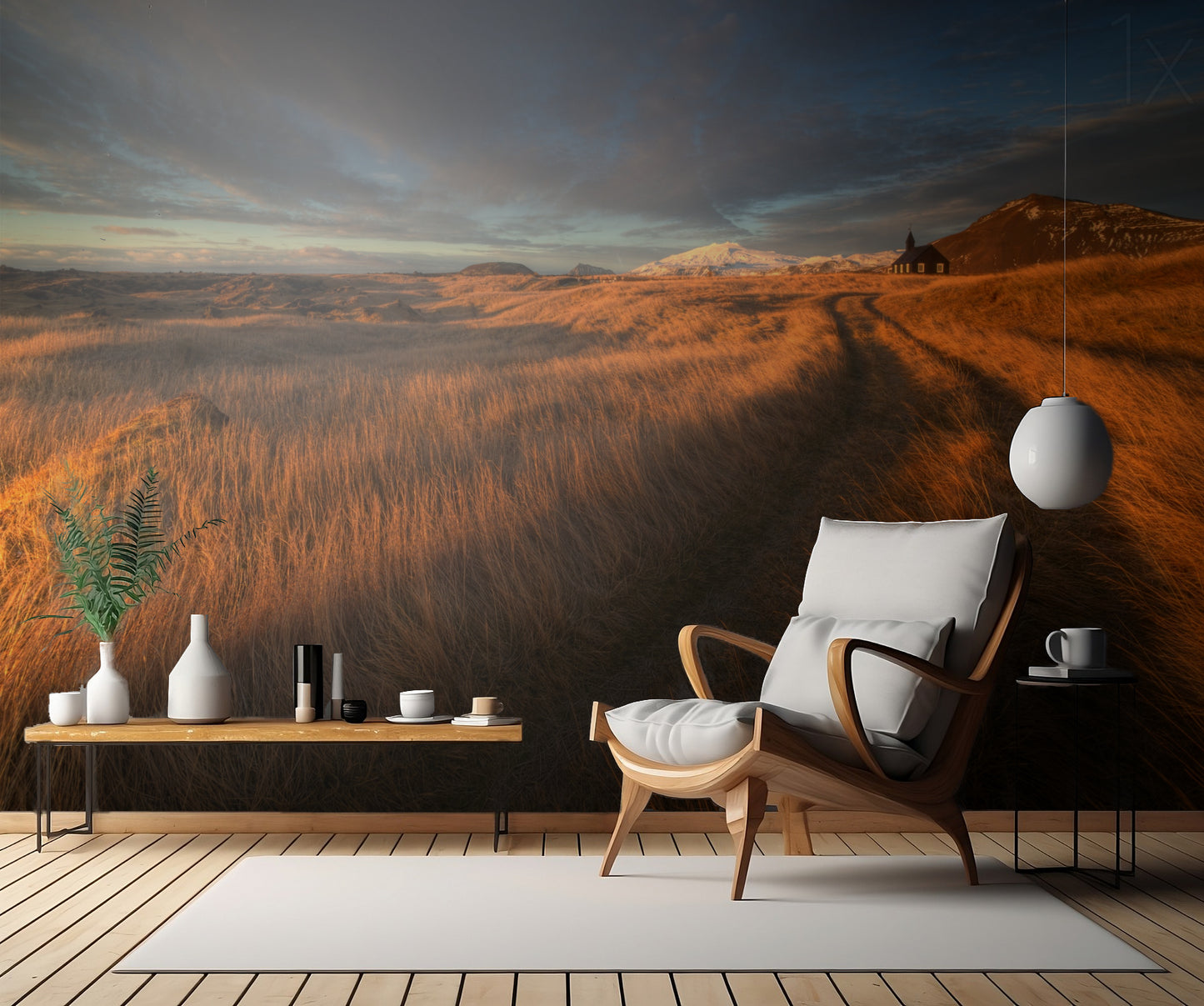 ... the long winding road fototapet