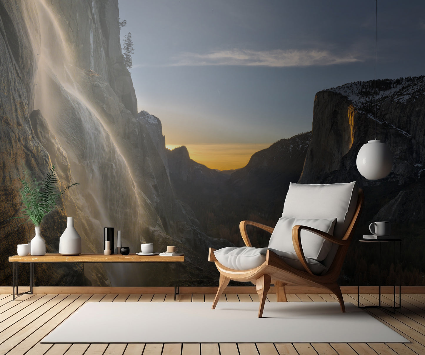 Yosemite Firefall fototapet