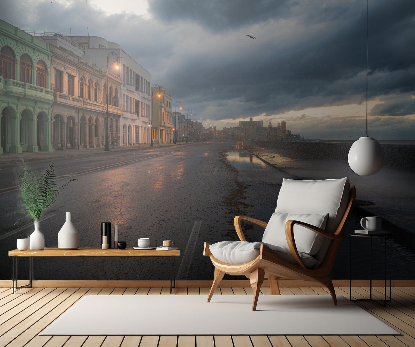 Winter Malecon fototapet