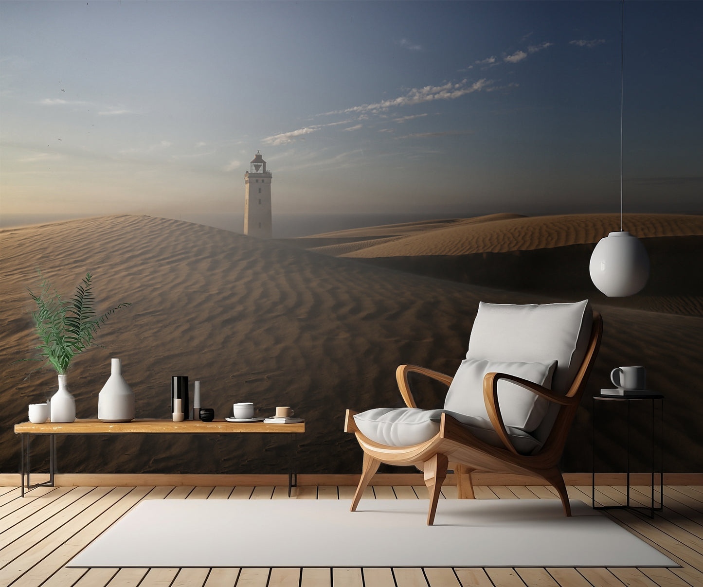 Lost in sand, fototapet