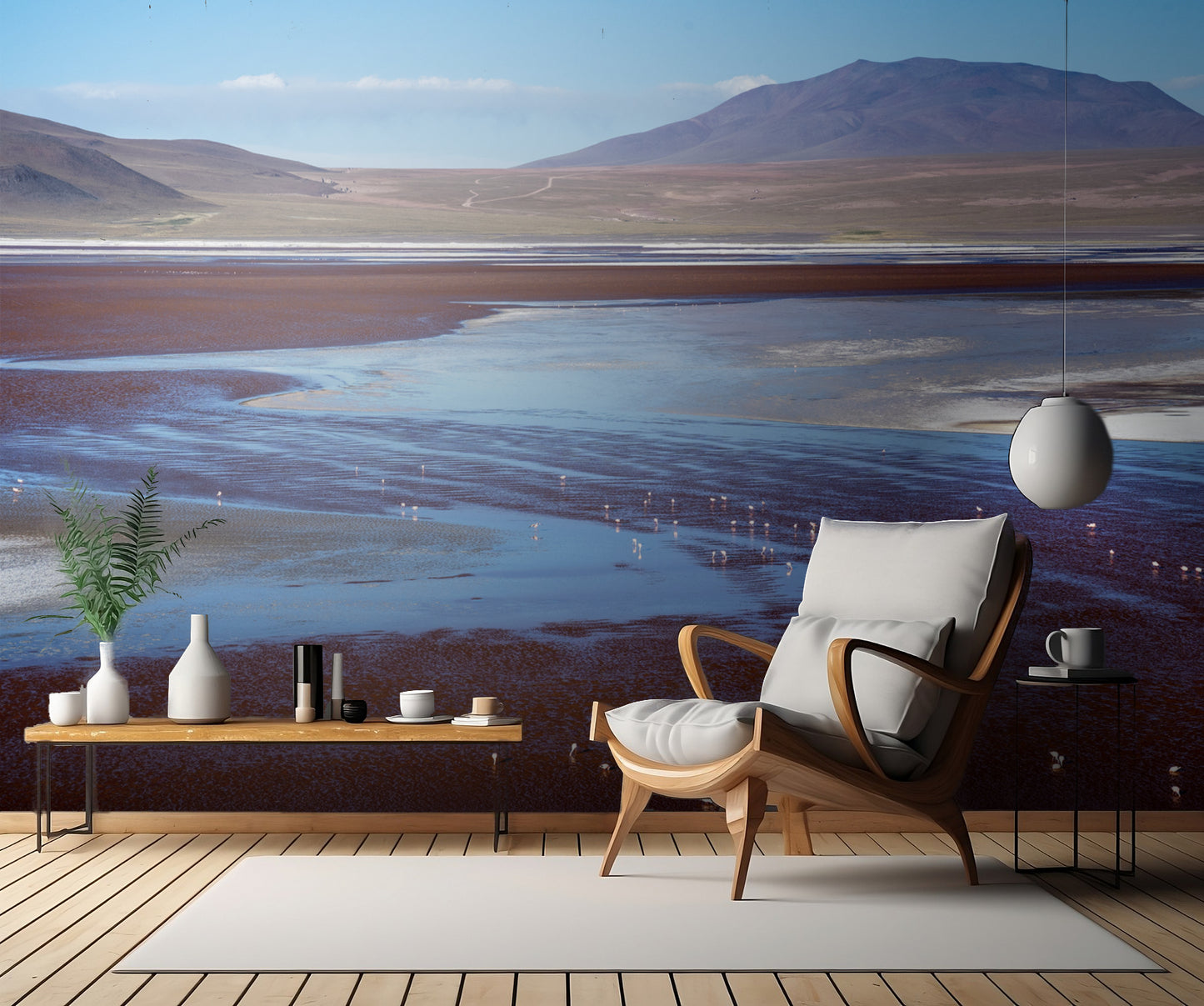 A splash of blue fototapet