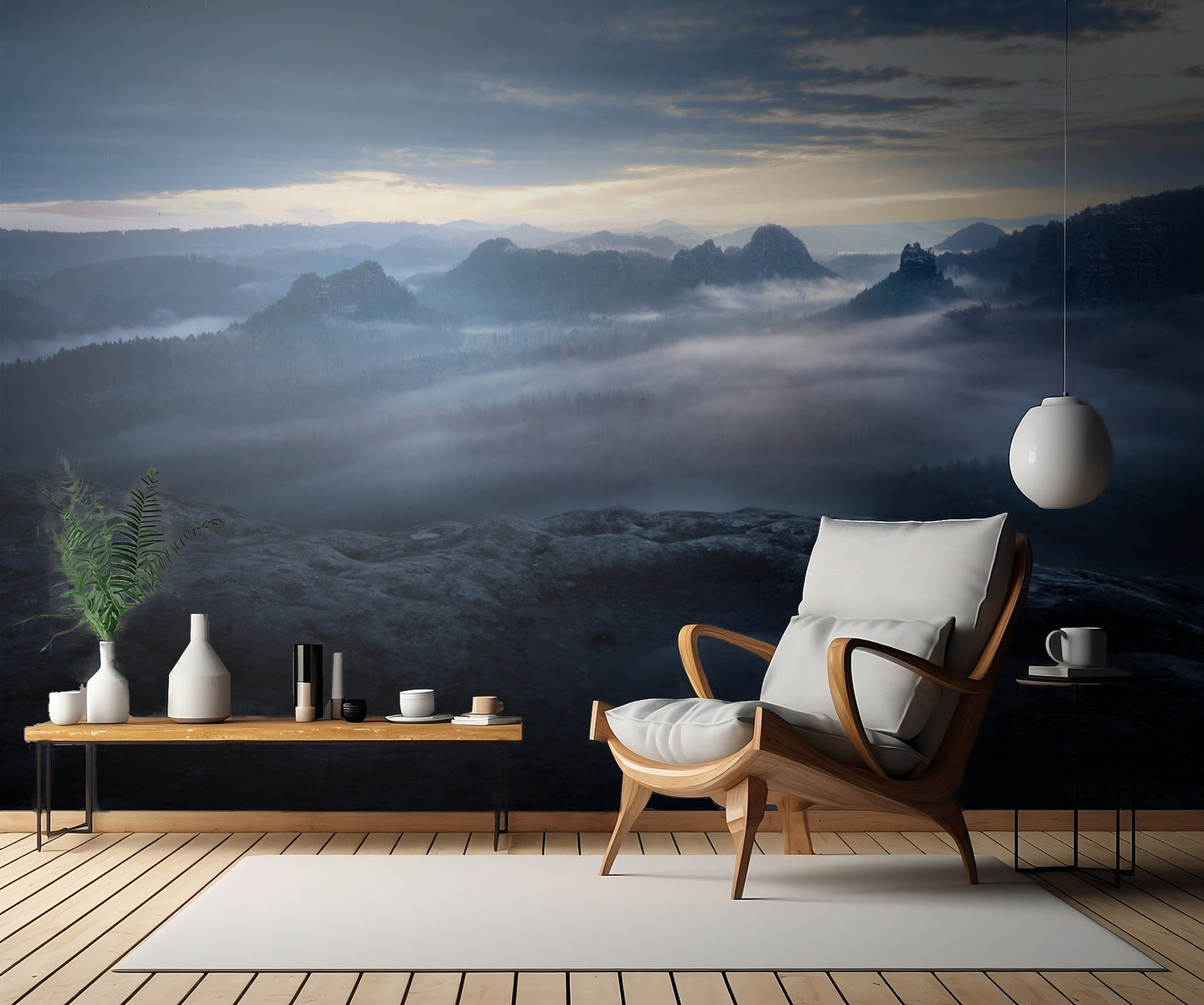 Kleiner Winterberg II fototapet