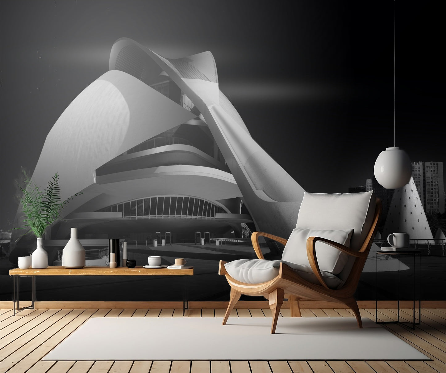 " The Queen of the Opera" (Palau de les arts Reina Sofía, Valencia,Spain) fototapet