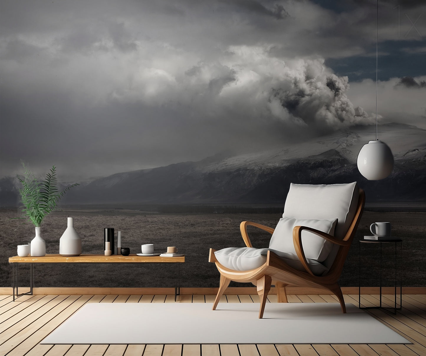 Volcanic eruption fototapet