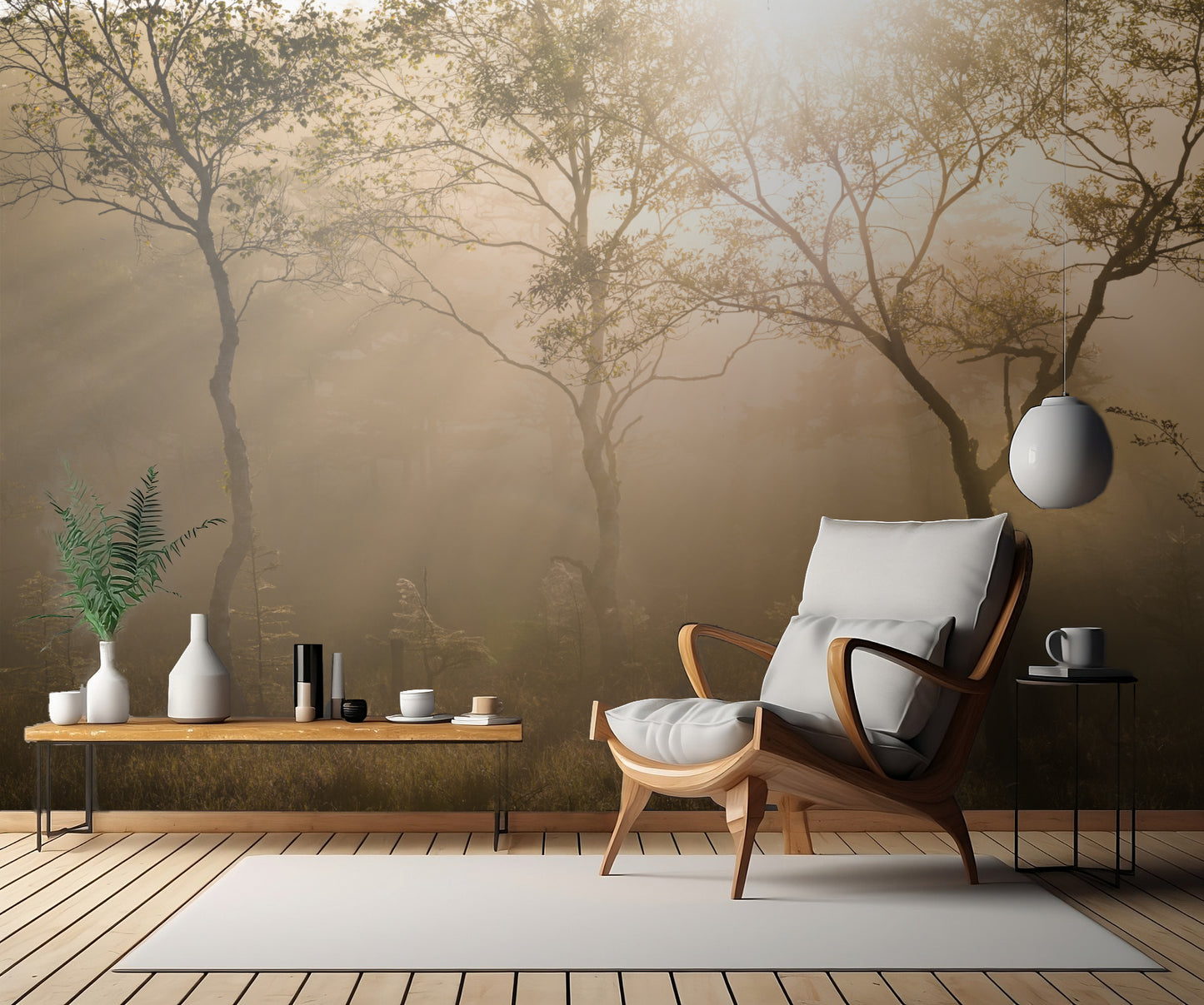 Three trees fototapet