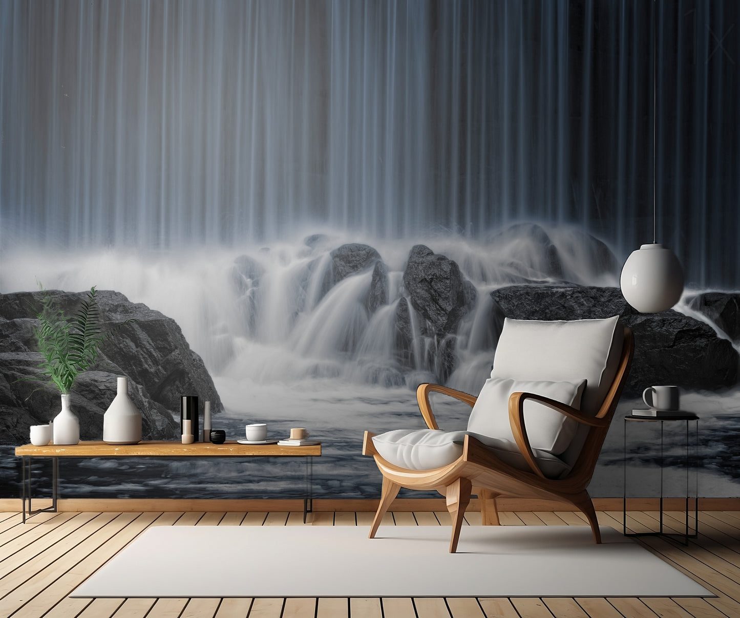 The Blue Curtain fototapet