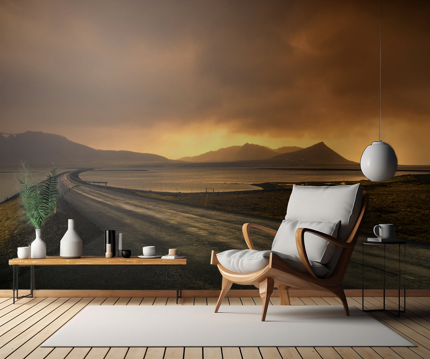 Follow The Road fototapet