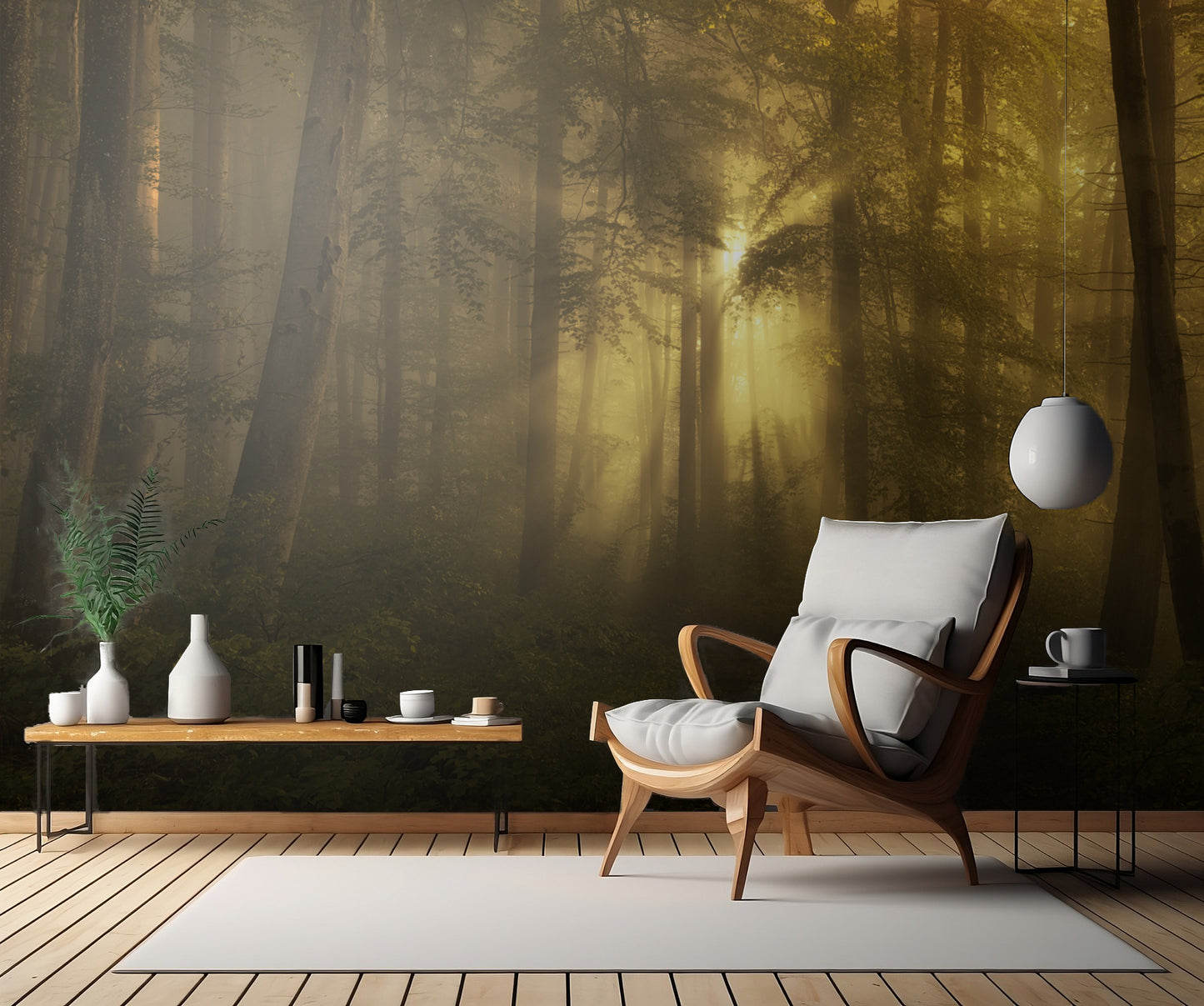 yellow - the bigger picture fototapet