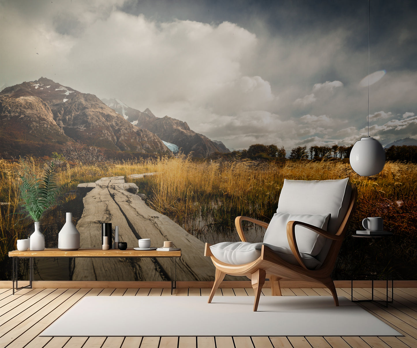 Autumn Bridge fototapet