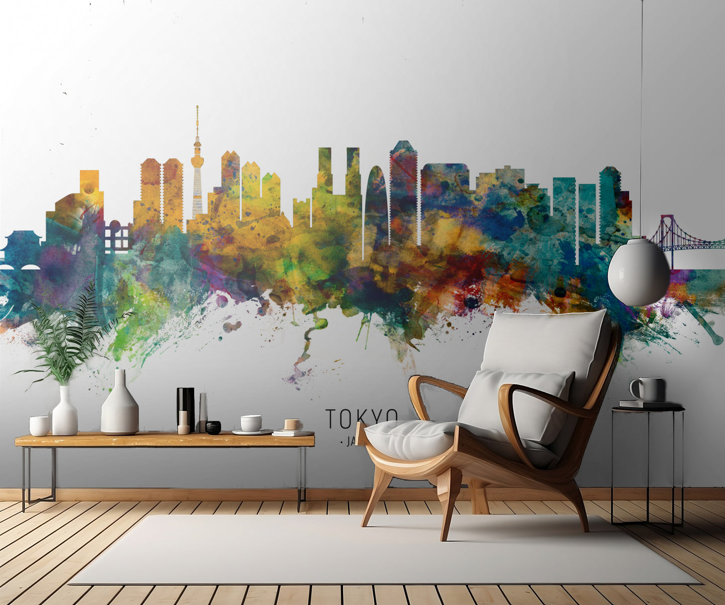 Tokyo Japan Skyline fototapet