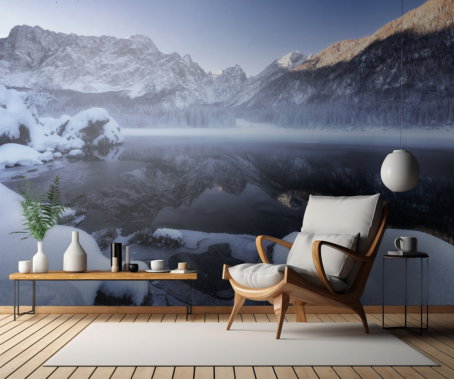 Winter morning fototapet