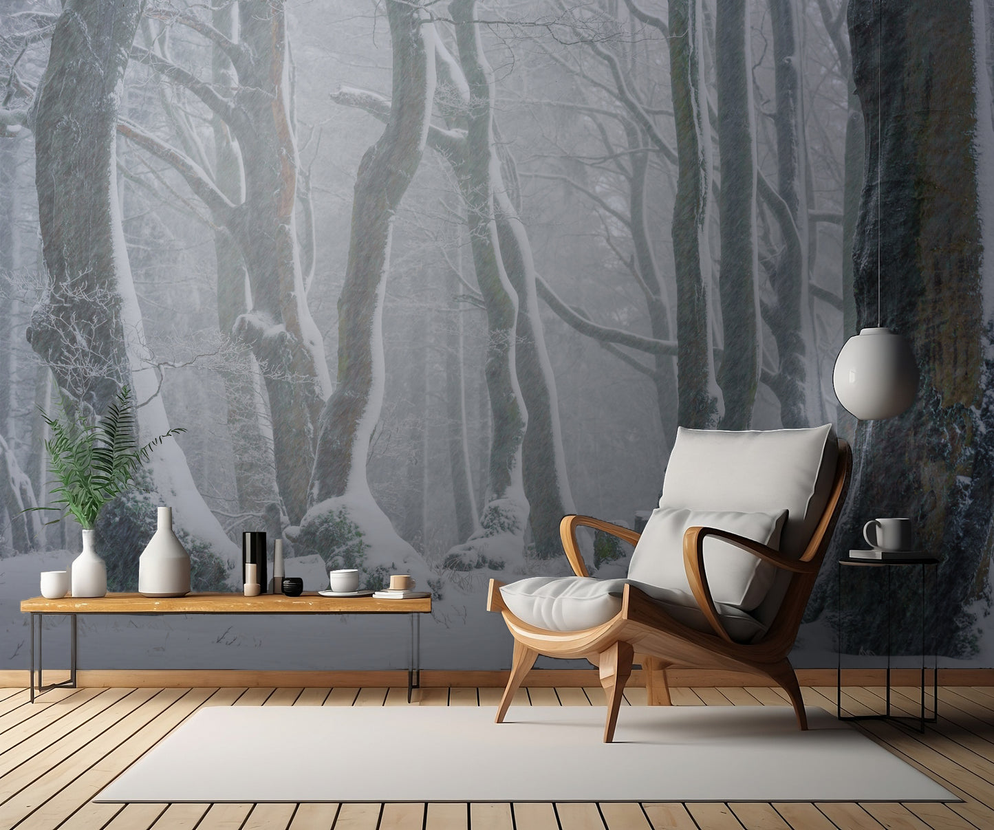 Breath of winter fototapet