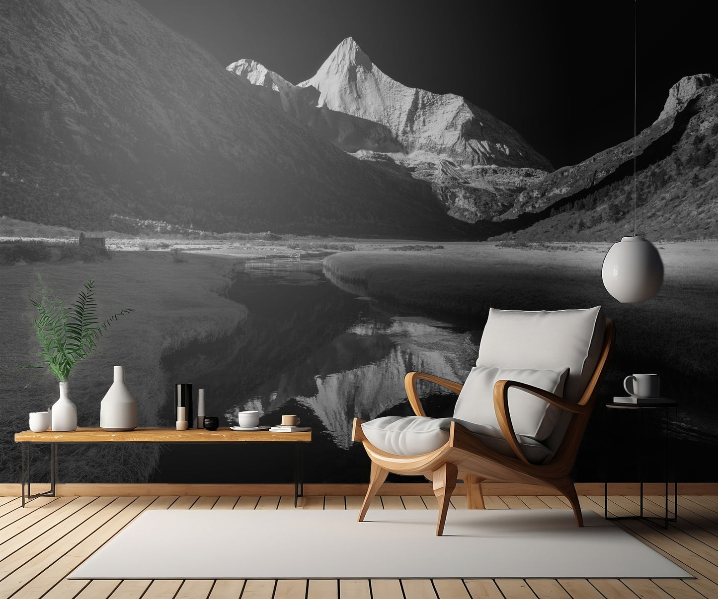 亚丁央迈勇神山 fototapet