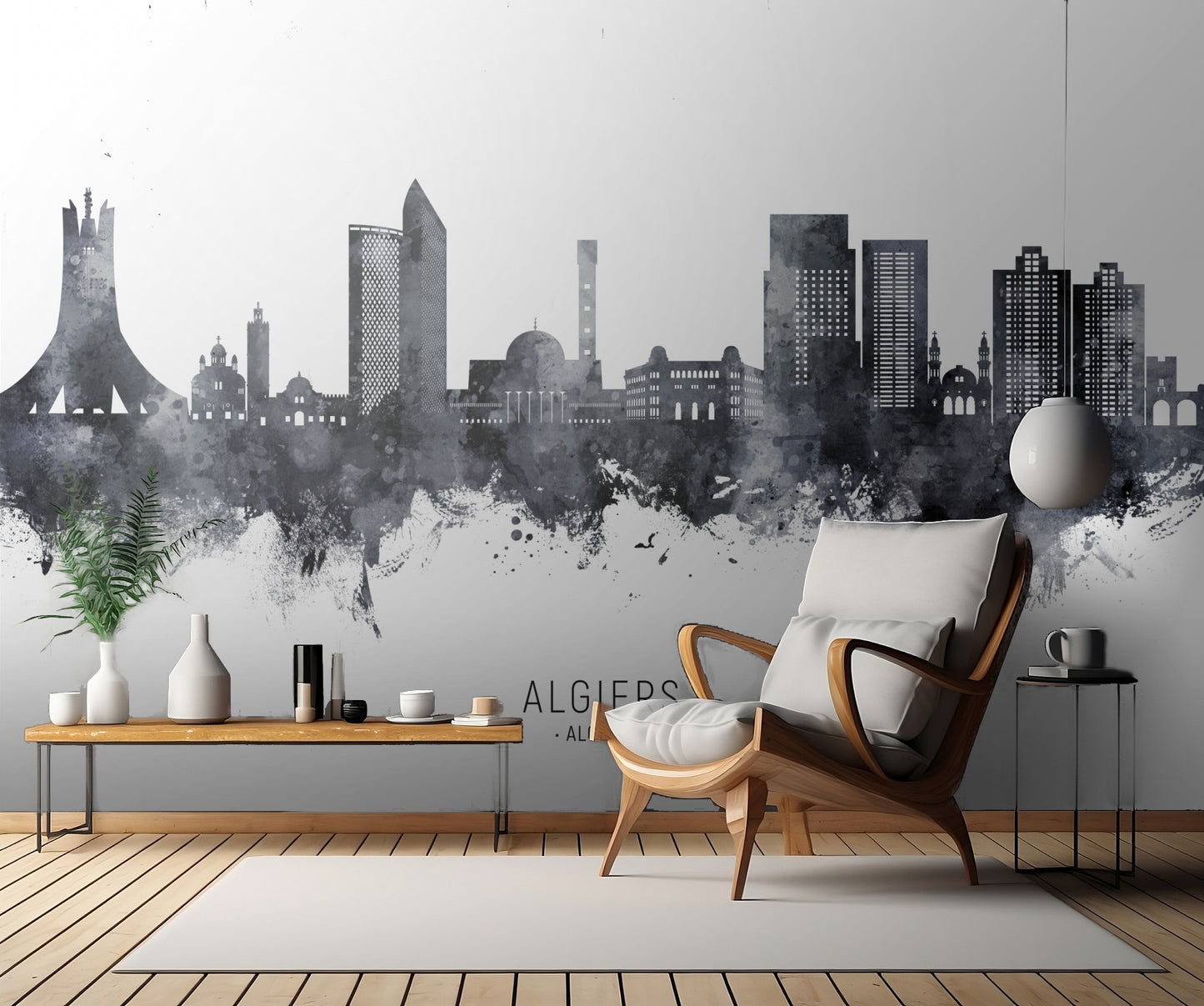 Algiers Algeria Skyline fototapet