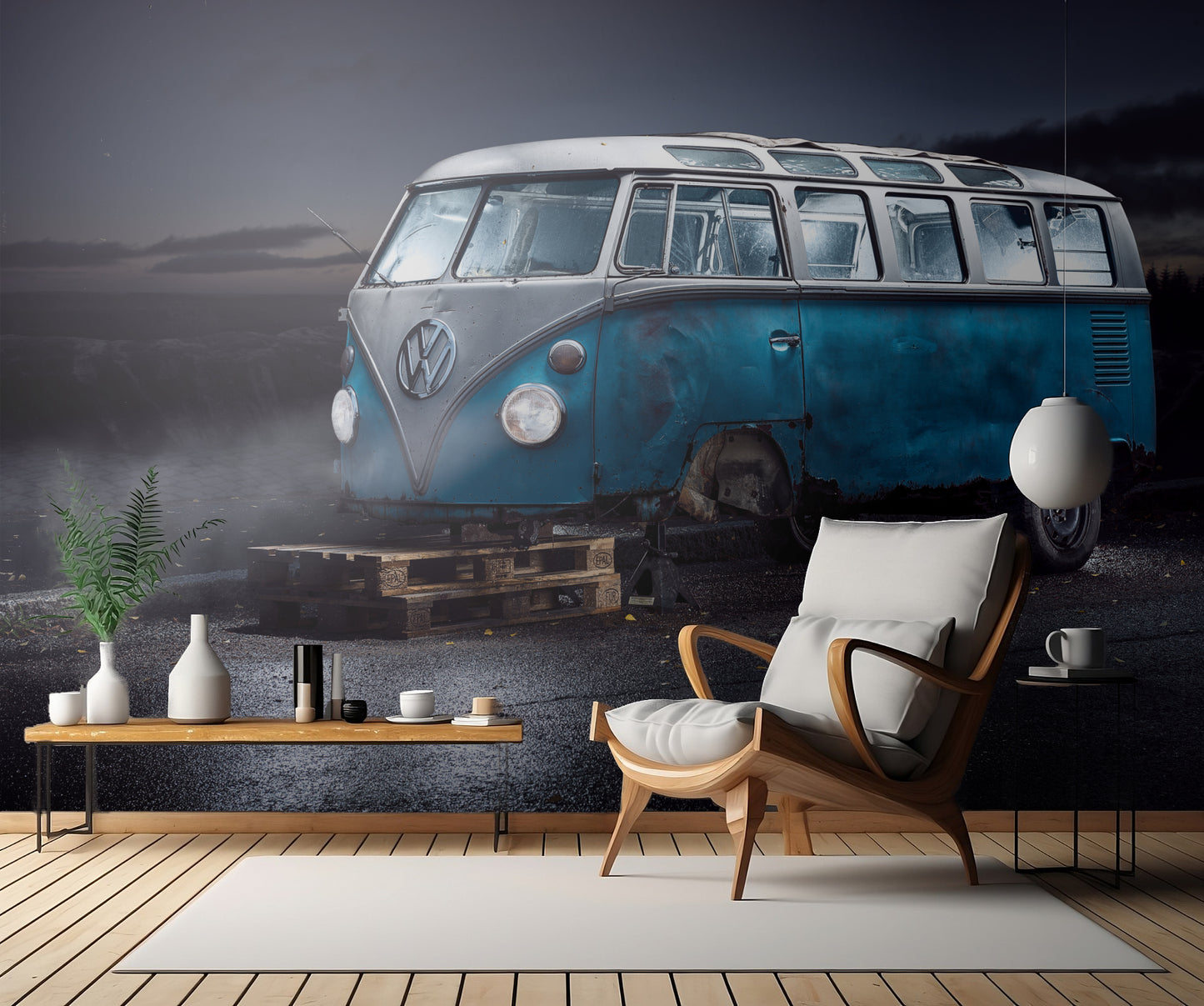 VW Kleinbus fototapet