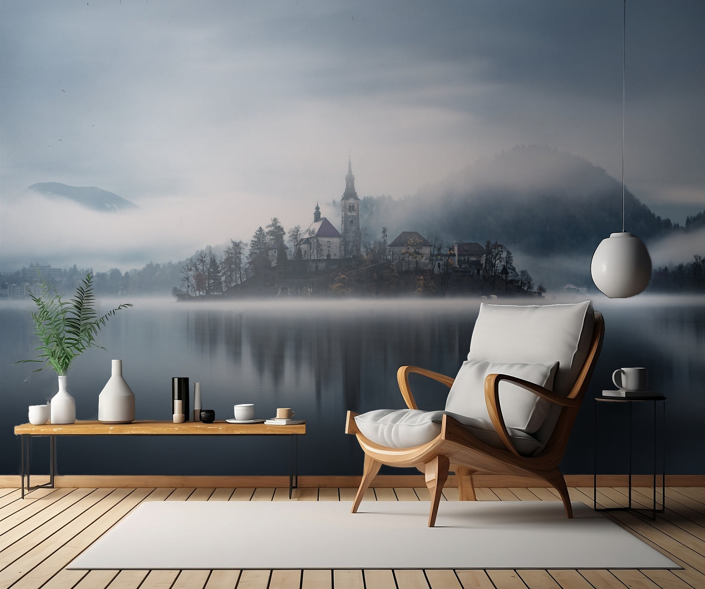 Gloomy morning fototapet