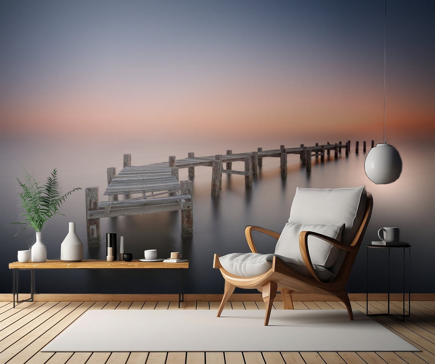 Old pier II fototapet