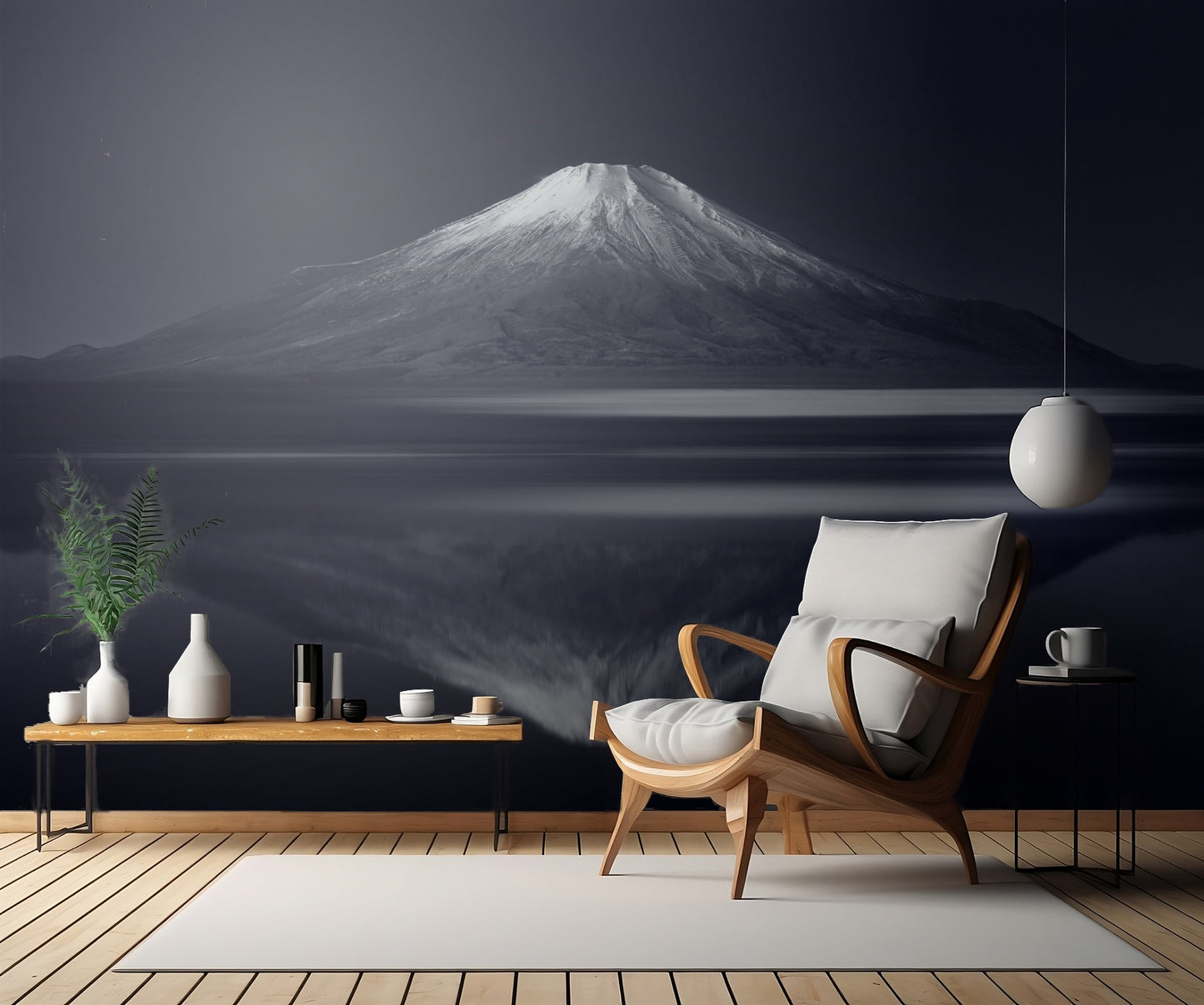 Reflection Mt. Fuji fototapet