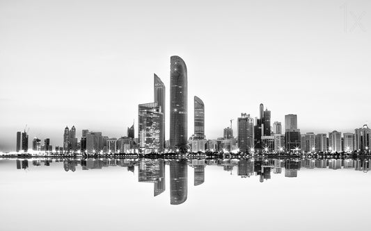 Abu Dhabi Urban Reflection fototapet