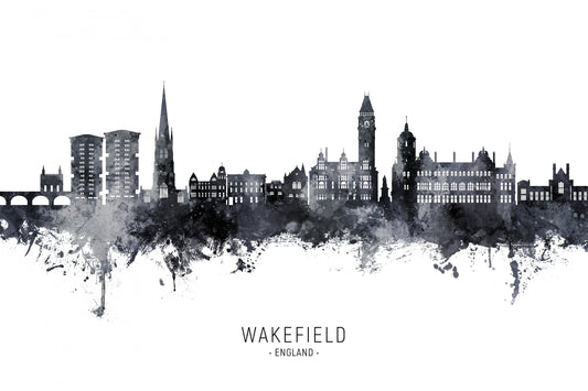 Wakefield England Skyline fototapet