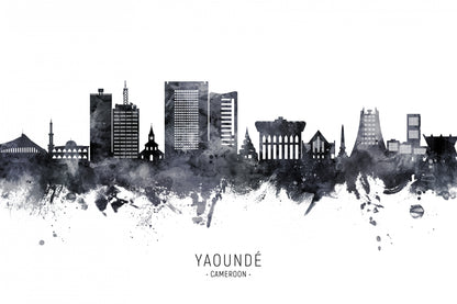 Yaoundé Cameroon Skyline fototapet