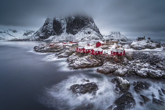 winter Lofoten islands fototapet
