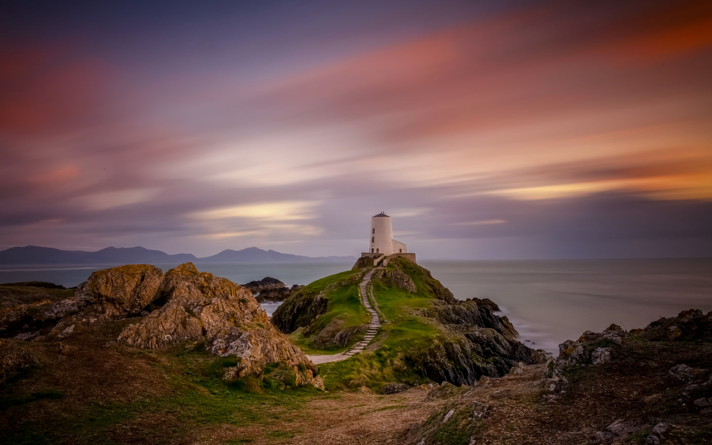 Ynys-Llanddwyn Lighthouse fototapet