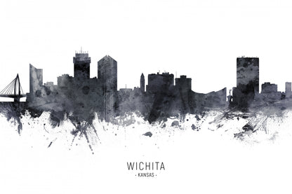 Wichita Kansas Skyline fototapet