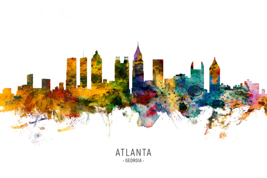 Atlanta Georgia Skyline fototapet