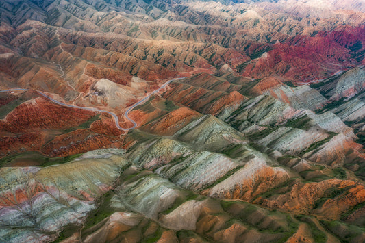 七彩丹霞 fototapet